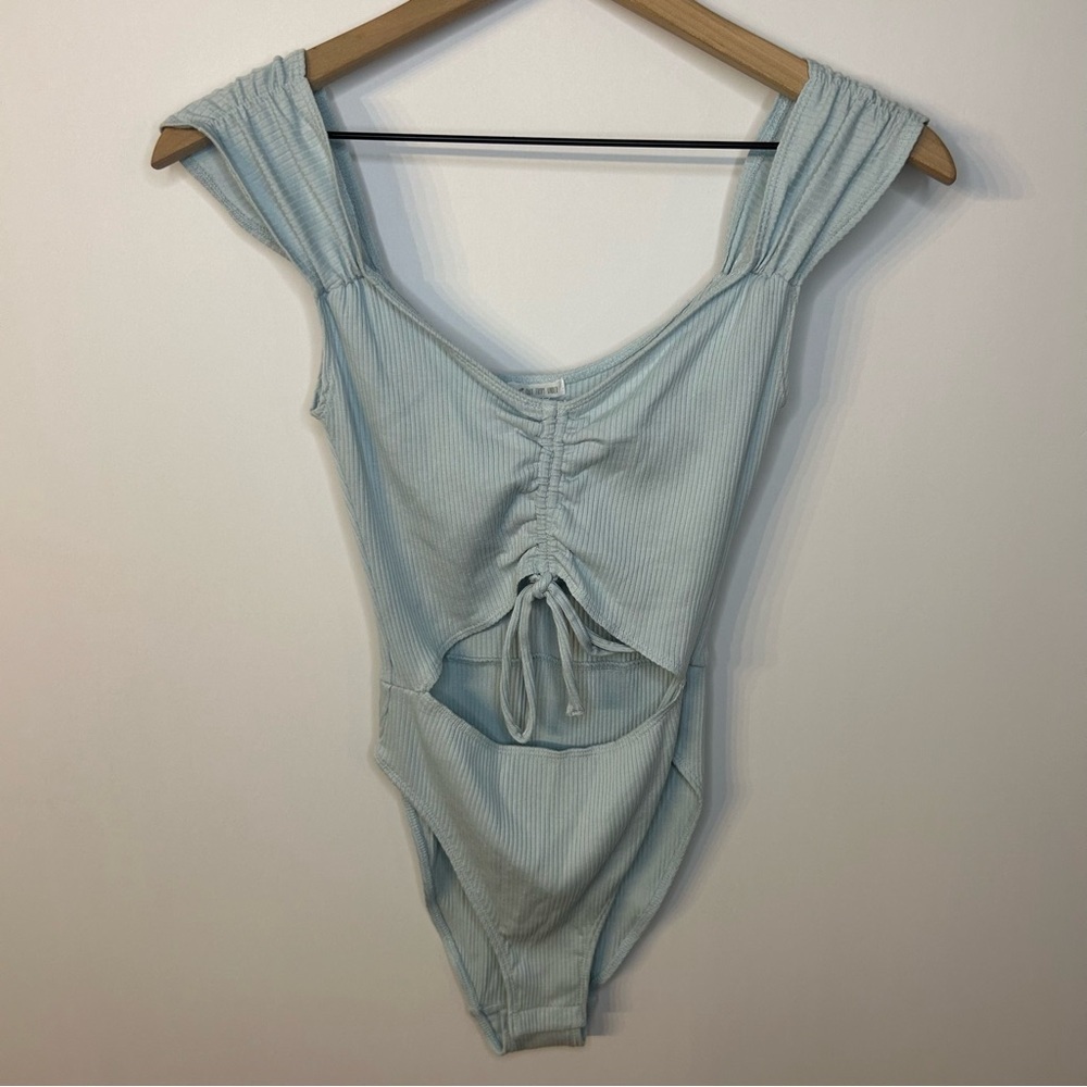 Out From Under from Urban Outfitters Beatrice Cinched Cutout Bodysuit, Size M - Picture 4 of 10